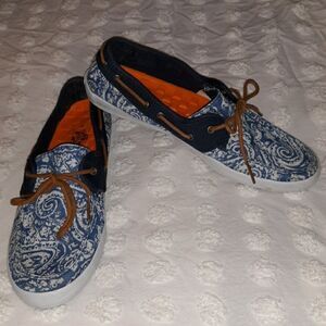 Vans‎ Chauffette Paisley Boat Shoes Ultracush 9